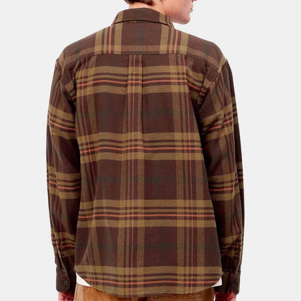 Wallace L/S Flannel Check Shirt コットン ヘリンボーン フランネル チェック ボタンダウン 長袖 シャツ