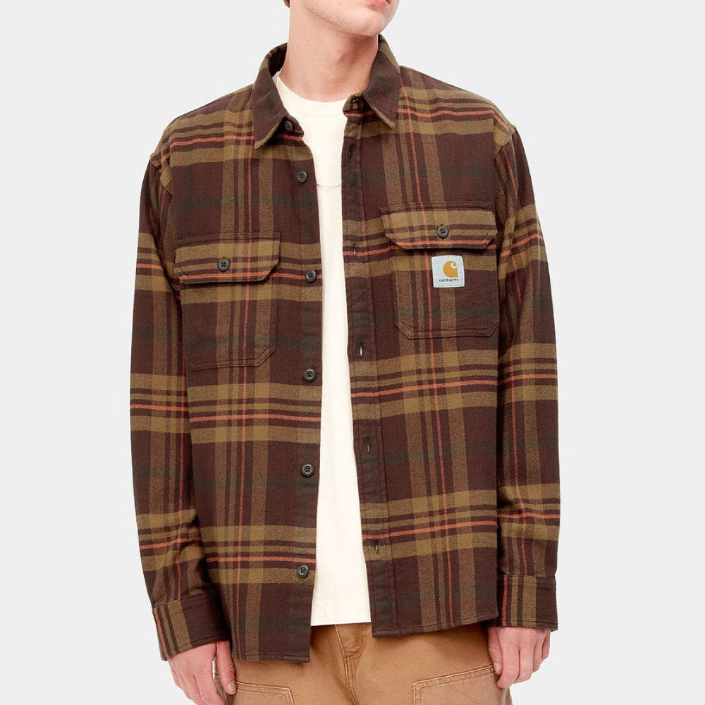 Wallace L/S Flannel Check Shirt コットン ヘリンボーン フランネル チェック ボタンダウン 長袖 シャツ