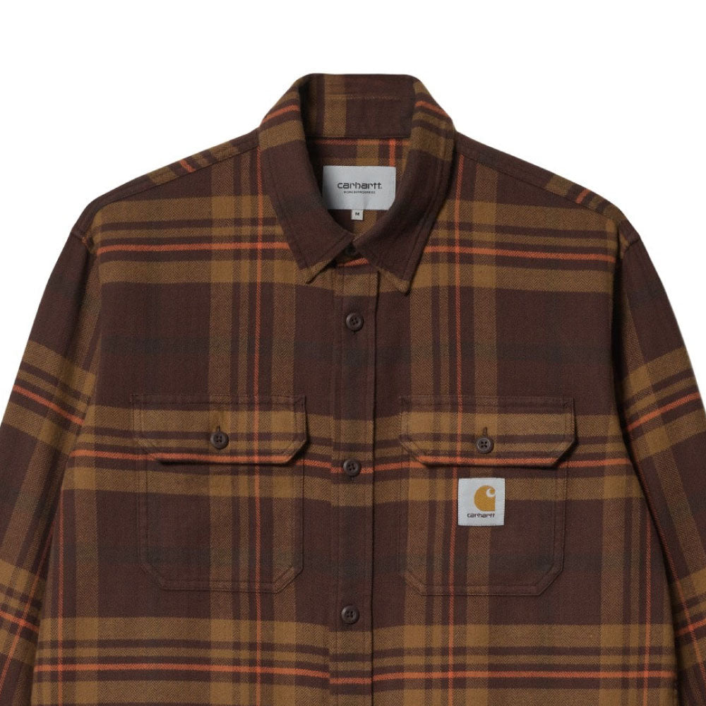 Wallace L/S Flannel Check Shirt コットン ヘリンボーン フランネル チェック ボタンダウン 長袖 シャツ