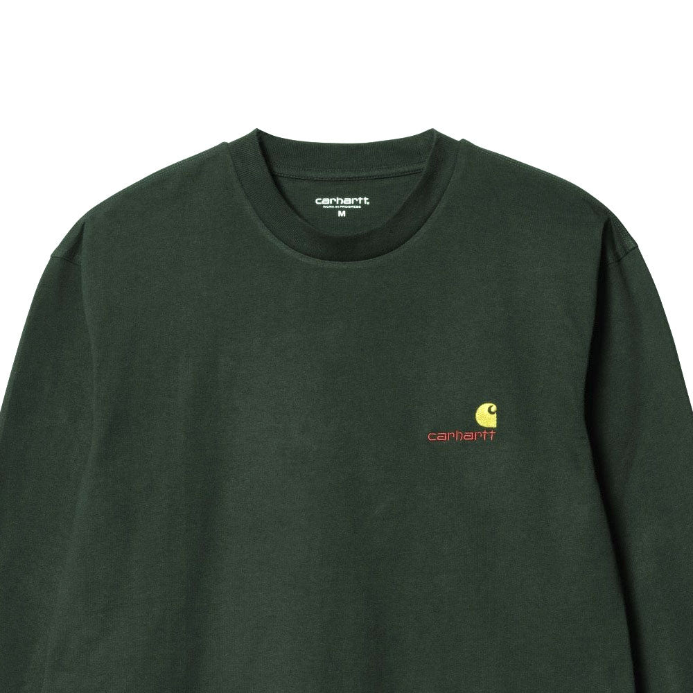 American Script L/S Tee 長袖 ロゴ Tシャツ