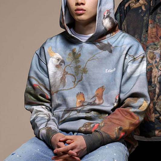 × Prado Museum Concert Of The Birds Sweat Hoodie プラド ミュージアム プルオーバー パーカー スウェット