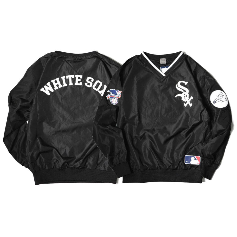 X Chicago White Sox Pullover Nylon Jacket シカゴ ホワイト ソックス ナイロン プルオーバー ジャケット MLB 公式 Official