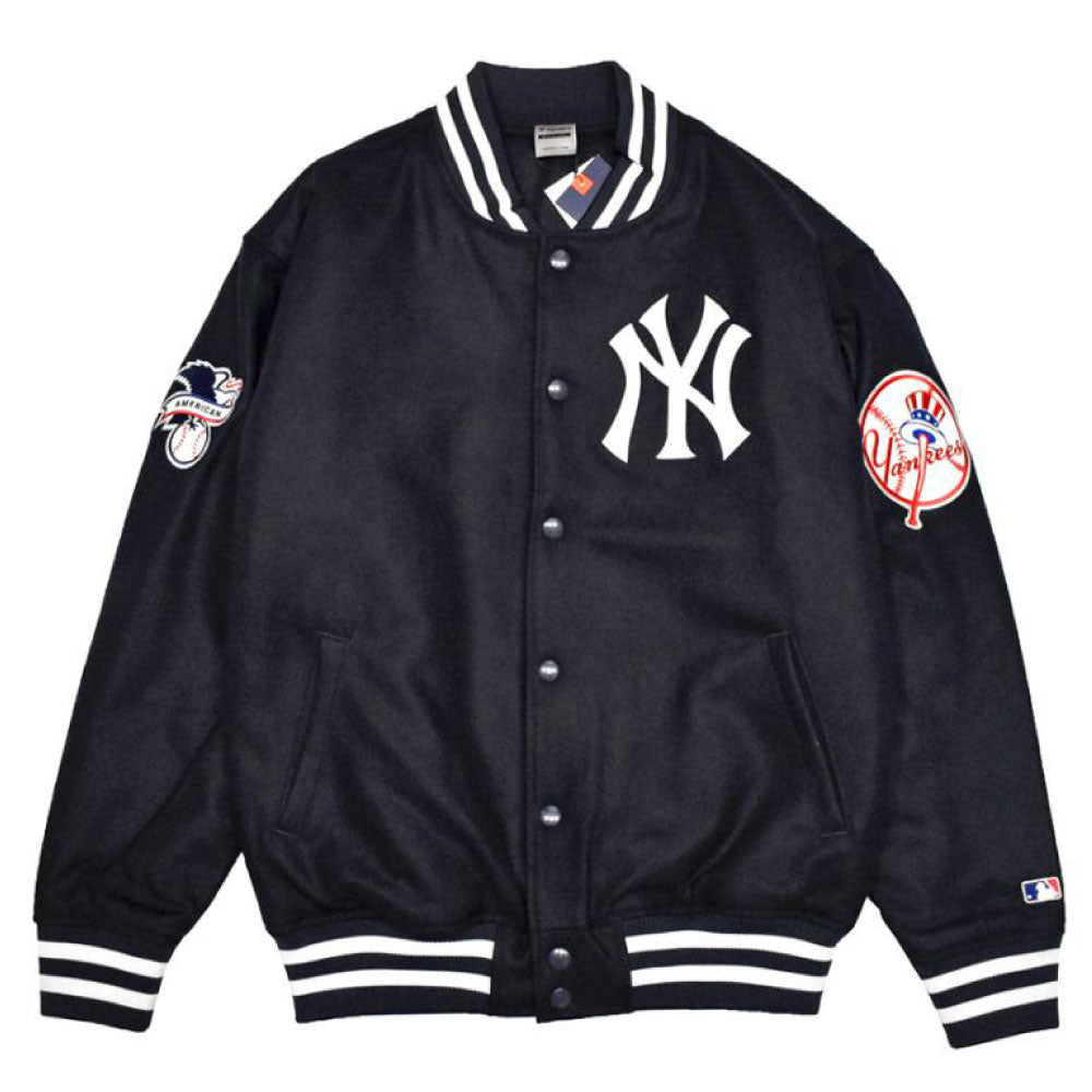 X New York Yankees Stadium Wool Jacket ニューヨーク ヤンキース スタジアム ジャケット MLB 公式 Official