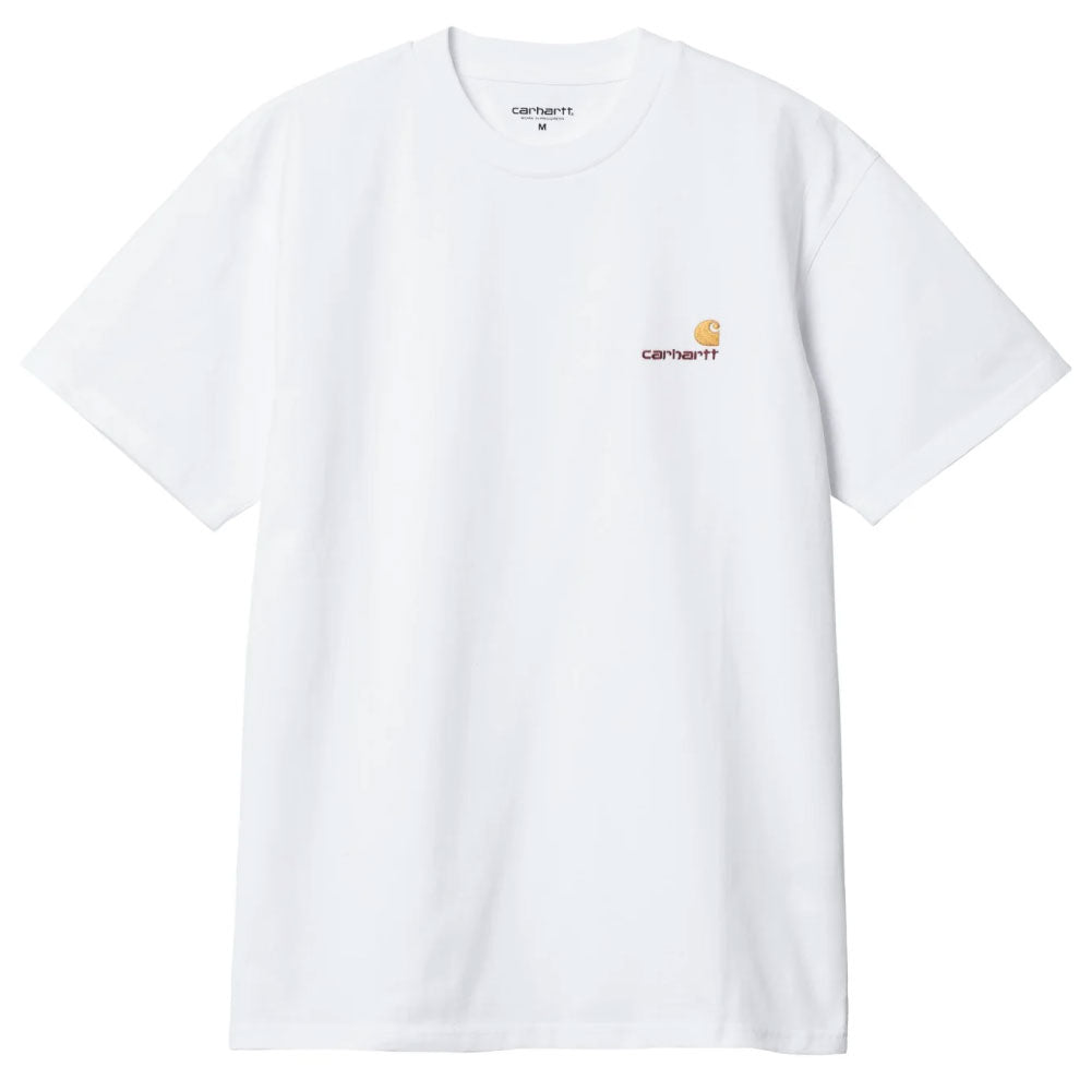 American Script S/S Tee ワンポイント ロゴ 半袖 Tシャツ White ホワイト