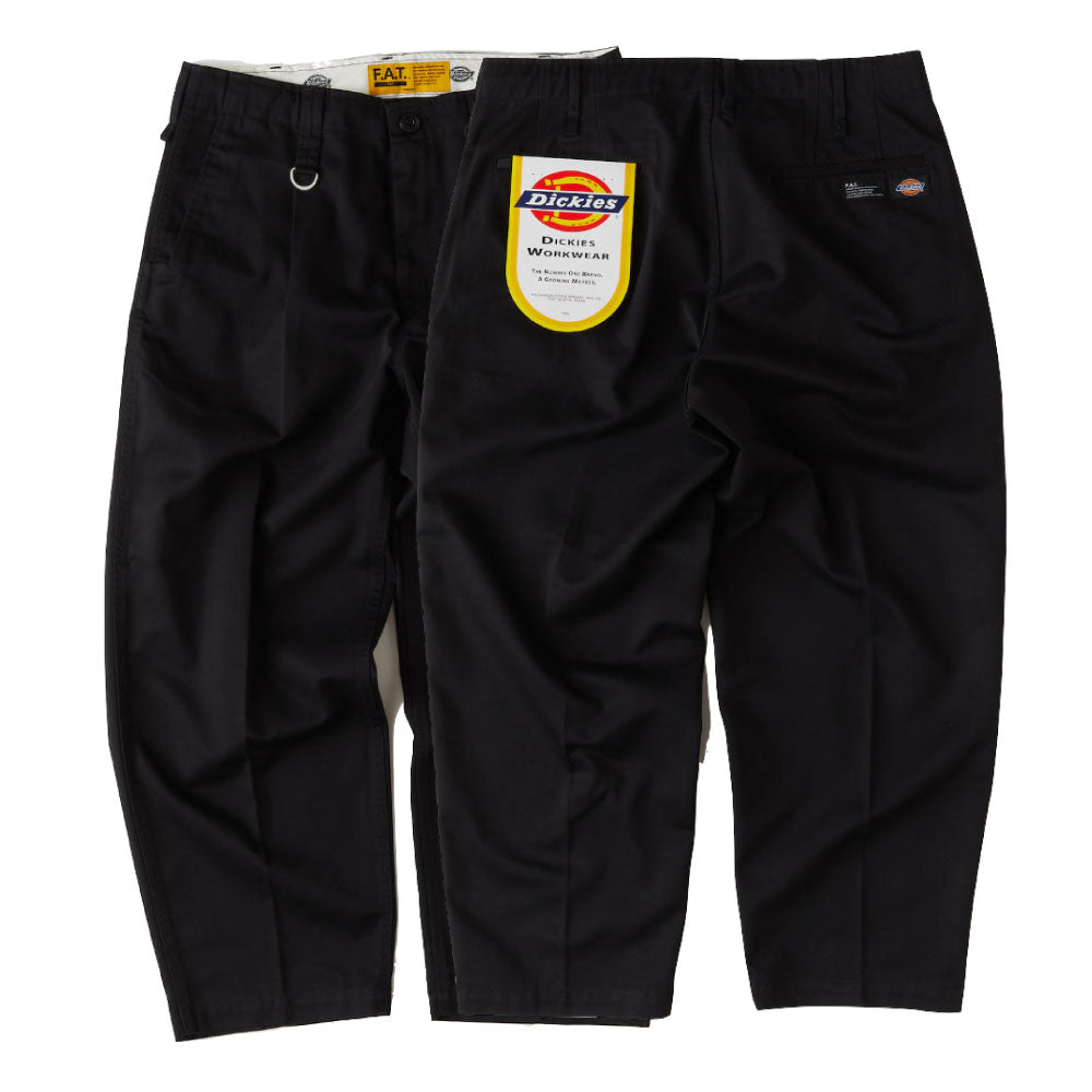 × Dickies ディッキーズ Slackies Pants BLK センタープレス スラックス パンツ