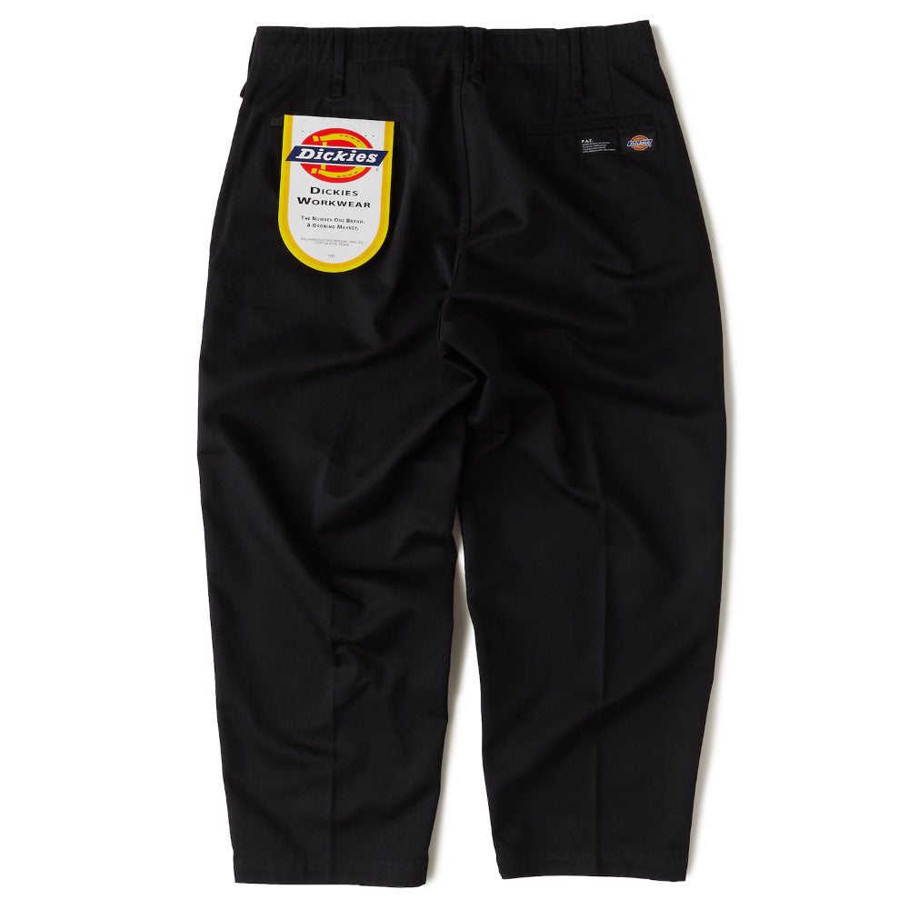 × Dickies ディッキーズ Slackies Pants BLK センタープレス スラックス パンツ