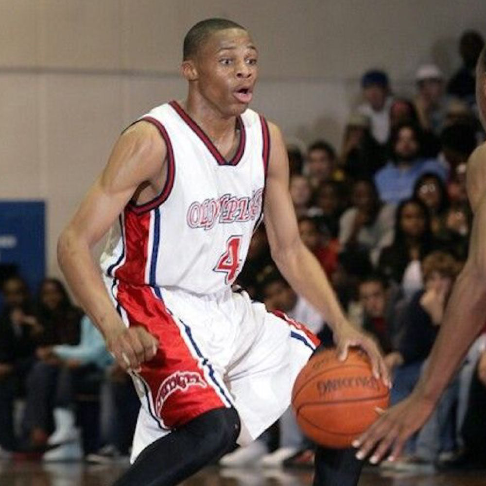 Russel Westbrook Olympians Basketball Mesh Game Jersey ラッセル ウェストブルック メッシュ ジャージ ゲーム シャツ 復刻