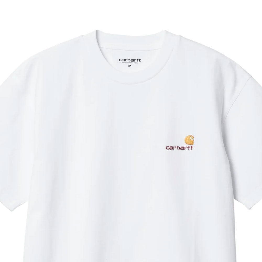 American Script S/S Tee ワンポイント ロゴ 半袖 Tシャツ White ホワイト