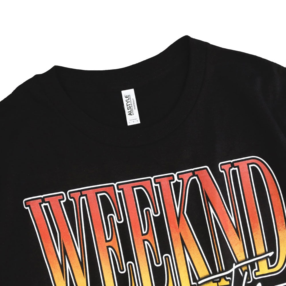 Music S/S Official Tee The Weekend Black オフィシャル ザ・ウィークエンド フォト Tシャツ