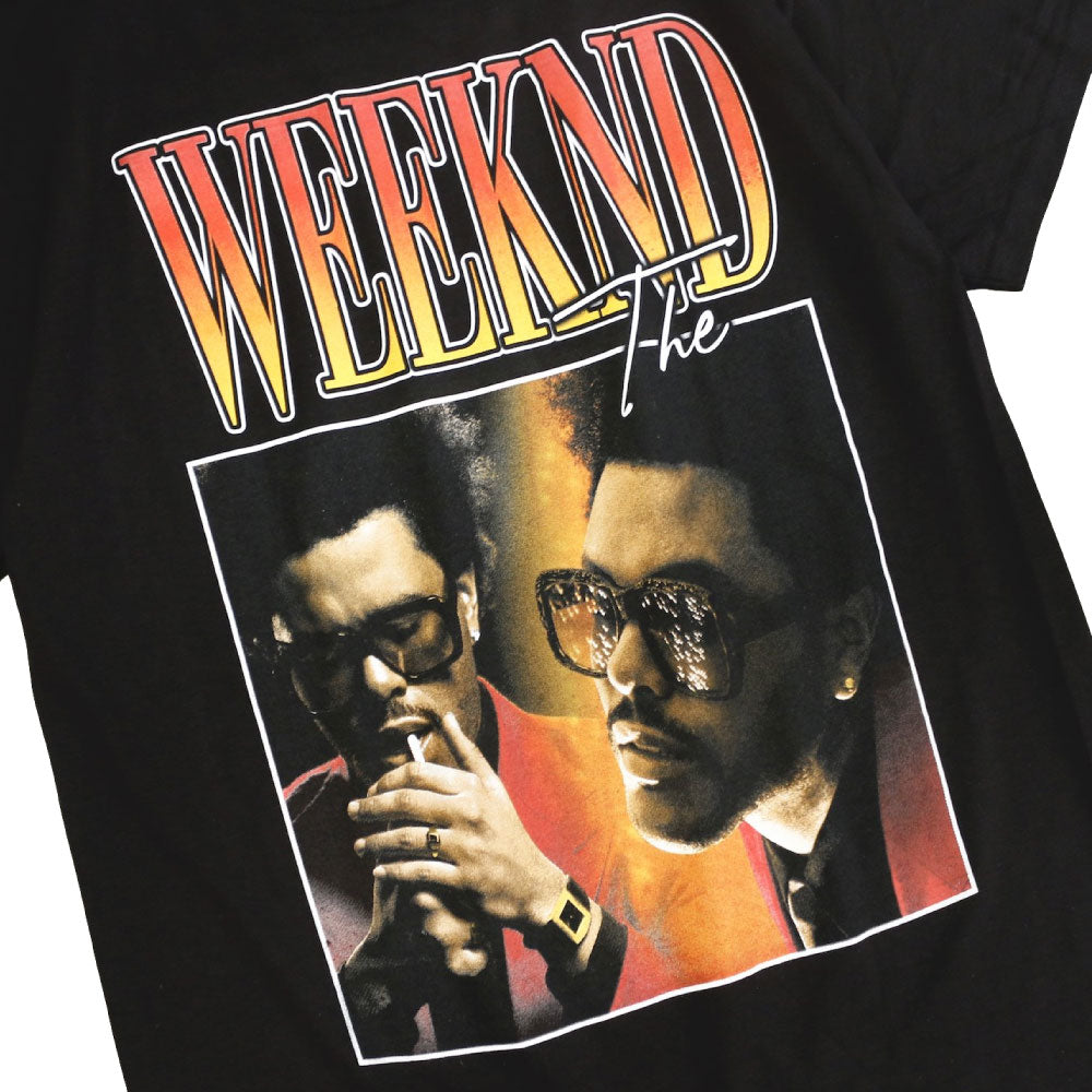 Music S/S Official Tee The Weekend Black オフィシャル ザ・ウィークエンド フォト Tシャツ