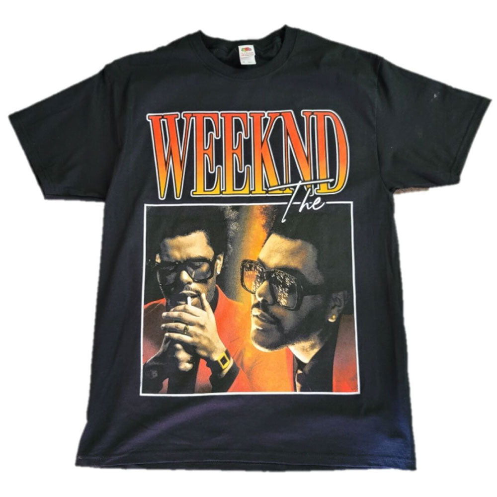 Music S/S Official Tee The Weekend Black オフィシャル ザ・ウィークエンド フォト Tシャツ