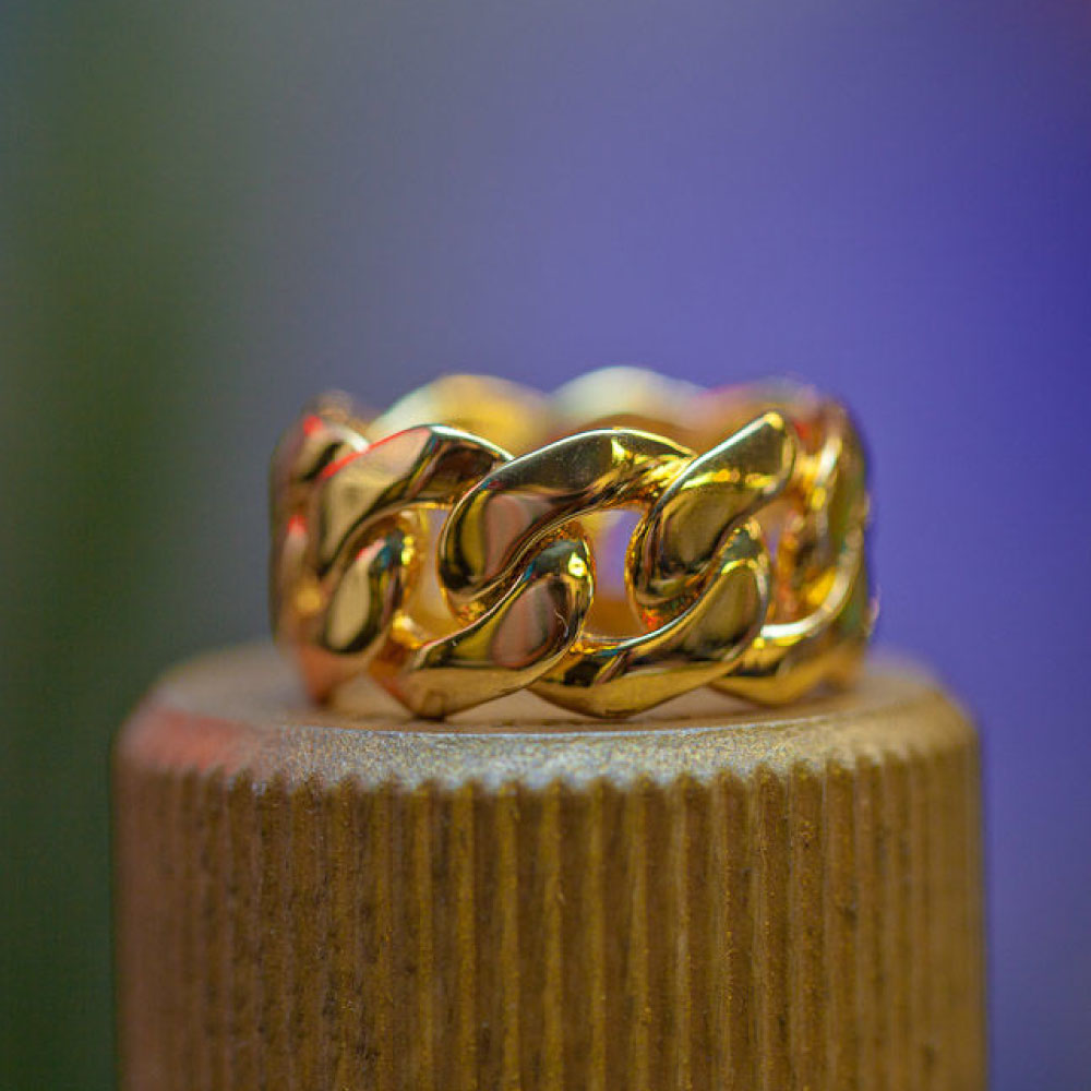 Cuban Link Ring gold キューバン リンク リング 指輪