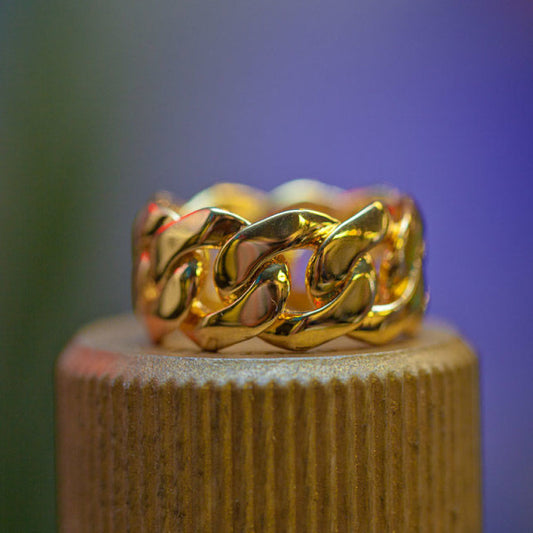 Cuban Link Ring gold キューバン リンク リング 指輪