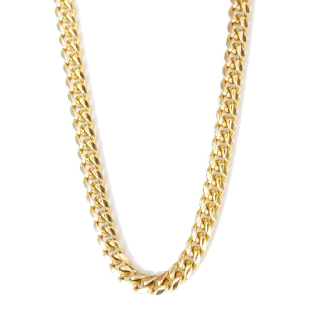 8mm Miami Cuban Link Necklace マイアミ キューバン リンク ネックレス