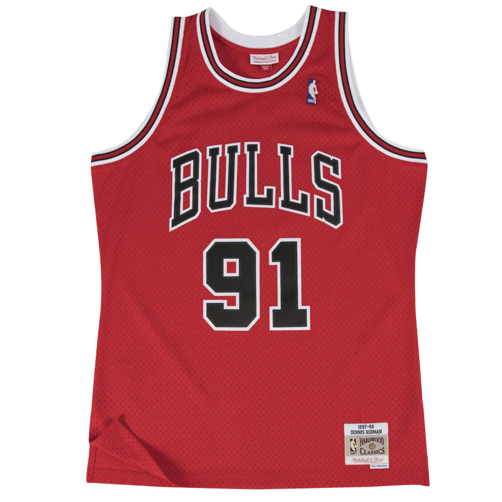 Chicago Bulls NBA Swingman Home Jersey Rodman 97 シカゴ ブルズ ロッドマン バスケットボール ゲーム シャツ