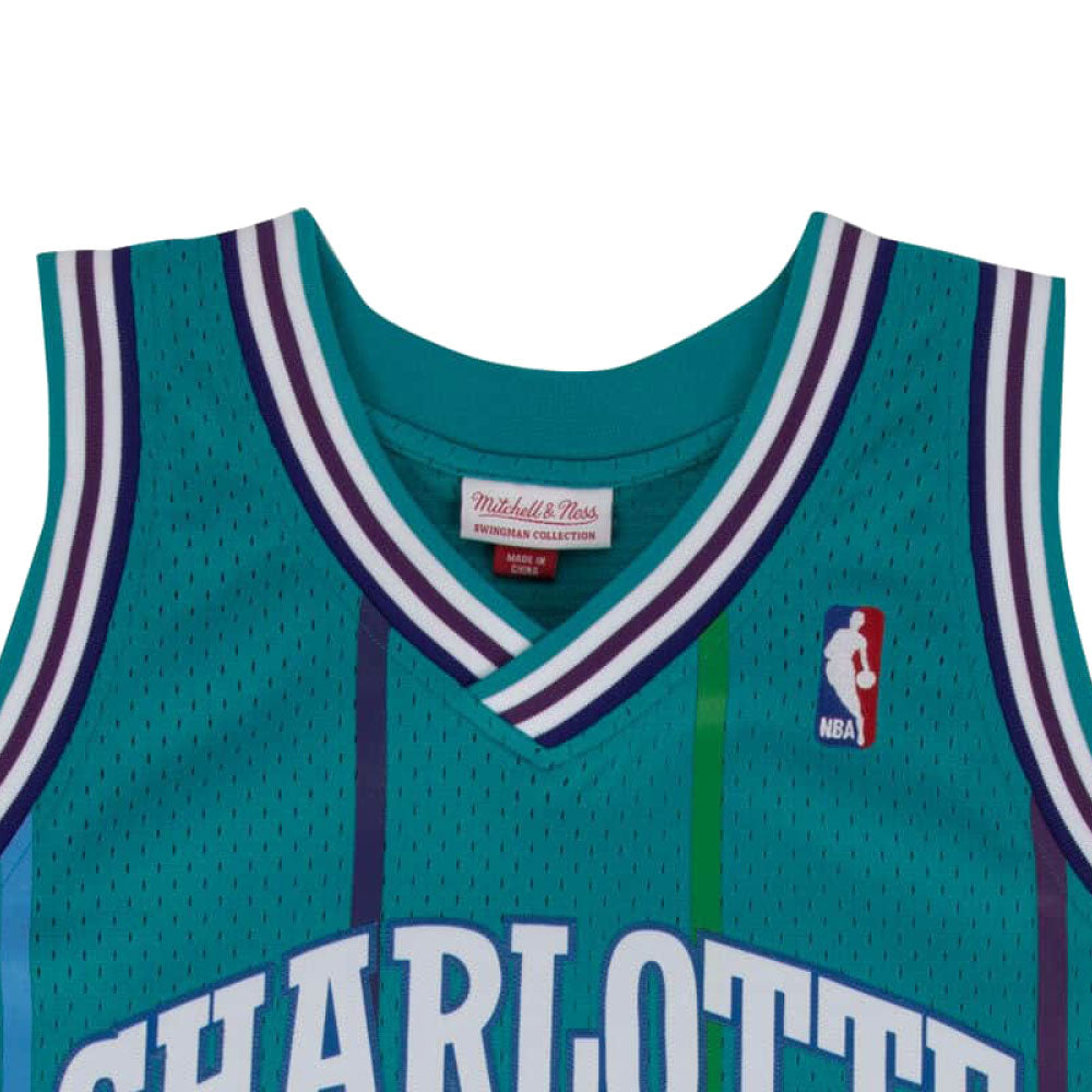 Charlotte Hornets NBA swing man Road Jersey 92 Larry Johnson シャーロット ホーネッツ ラリー ジョンソン スイングマン ジャージ バスケットボール ゲーム シャツ