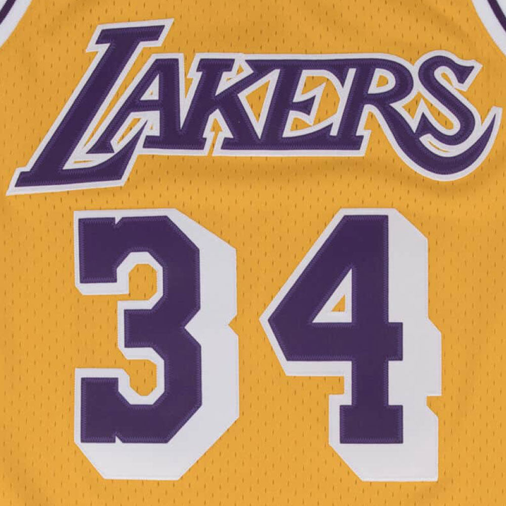 Los Angeles Lakers NBA Swingman Home Jersey 96-97 シャキール オニール レイカーズ スイングマン ジャージ バスケットボール ゲーム シャツ