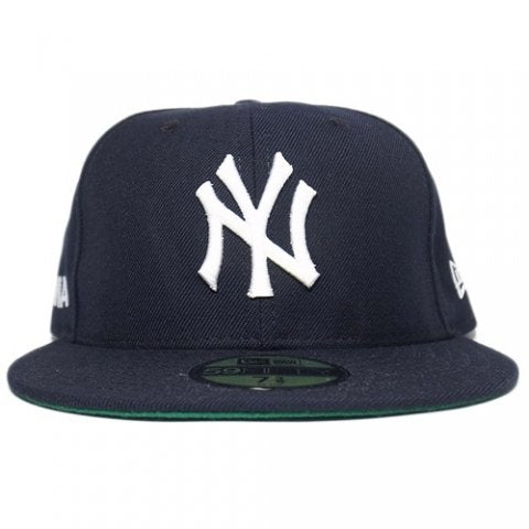 × MOMA 59Fifty Newyork Yakees Cap ロゴ サイド 刺繍 ニューヨーク ヤンキース MLB 公式 キャップ 帽子 Official