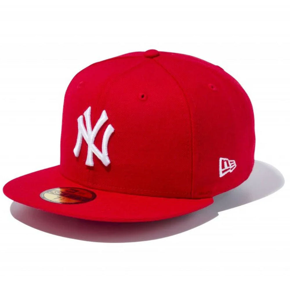 59Fifty New York Yankees Cap キャップ 帽子 Scarlet MLB