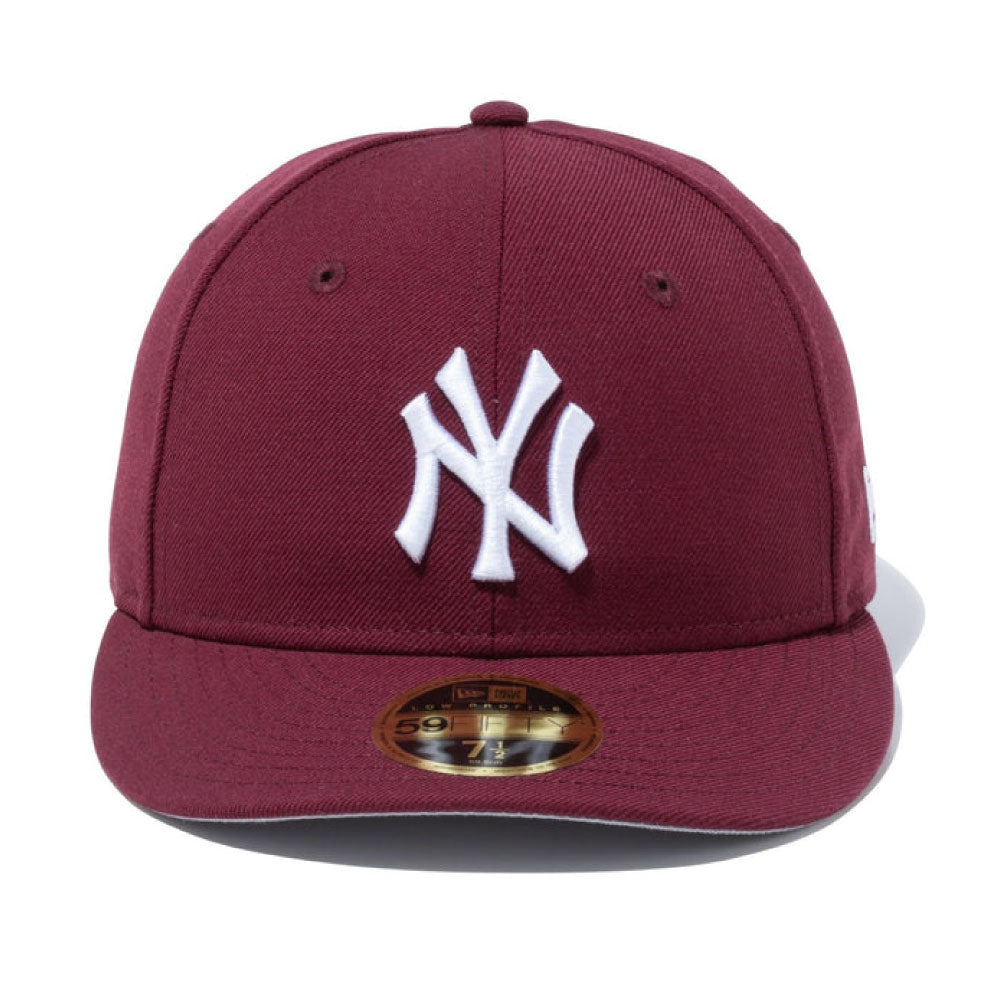 LP 59Fifty New York Yankees cap MLB ニューヨーク・ヤンキース Maroon Classic クラシック MLB 公式 Official