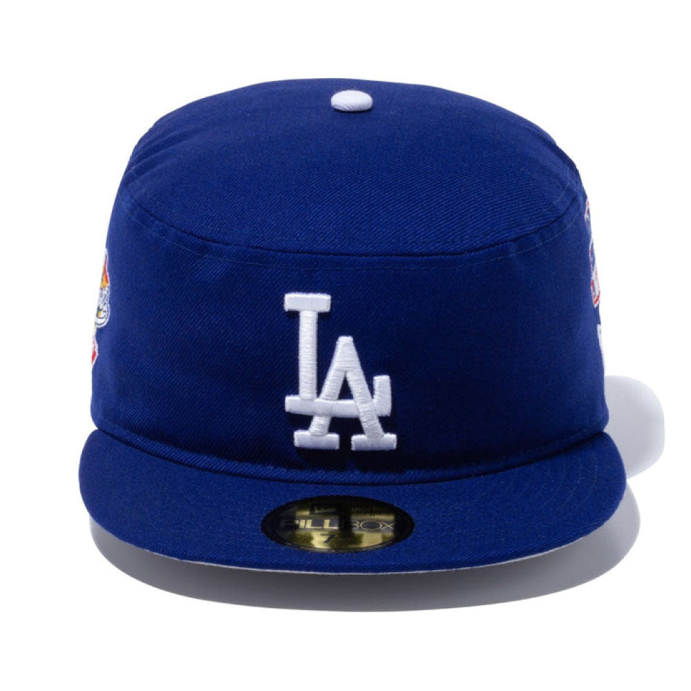 Pill Box Los Angeles Dodgers World Series All Star Game Cap 刺繍 デザイン MLB 公式 キャップ 帽子