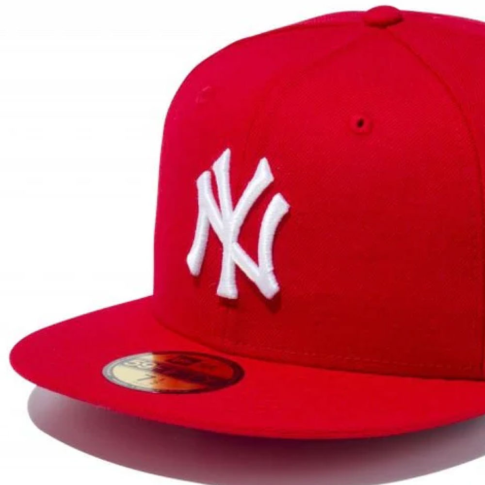 59Fifty New York Yankees Cap キャップ 帽子 Scarlet MLB