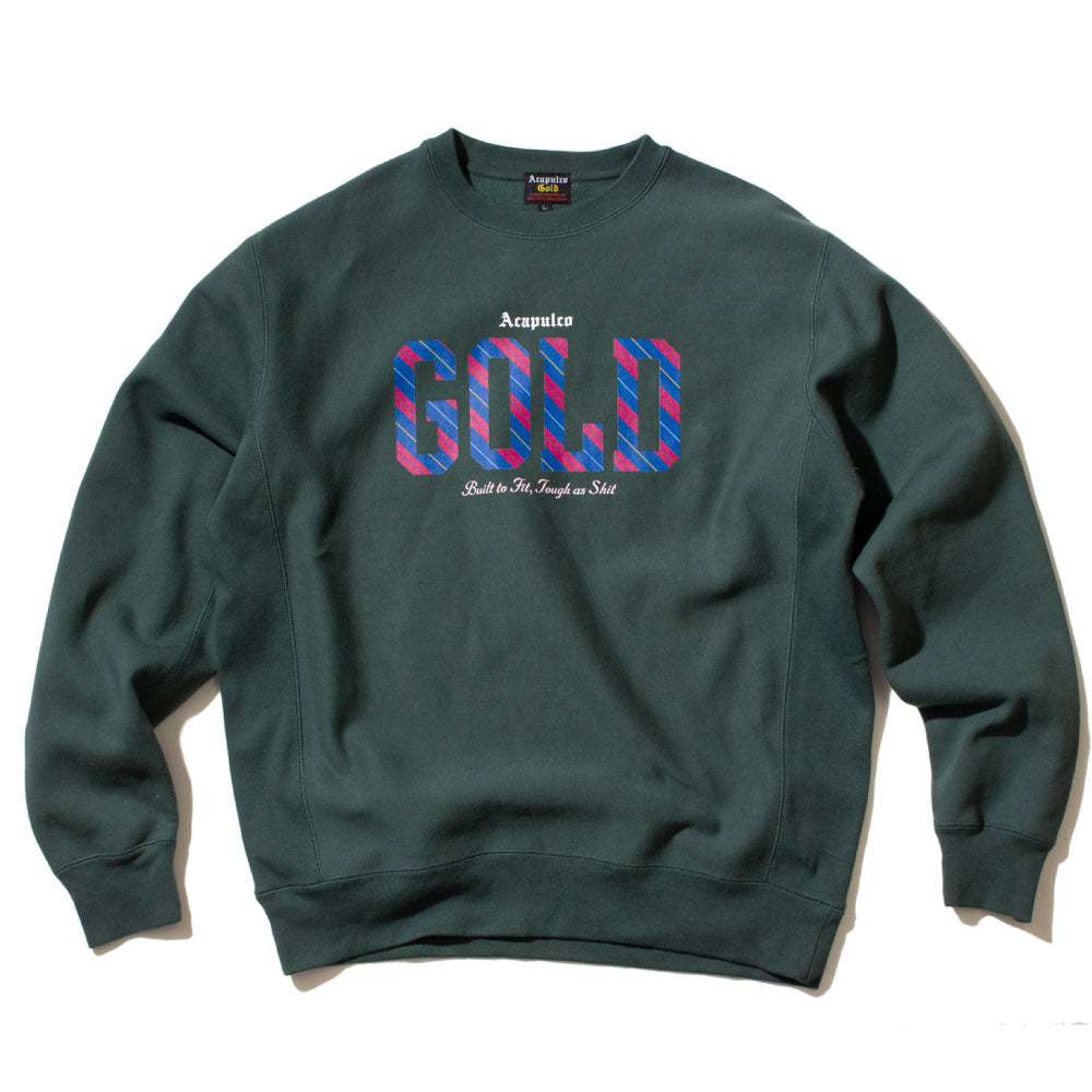 AG Repp Stripe Crewneck Sweat Shirt クルーネック スウェット カレッジ スウェット
