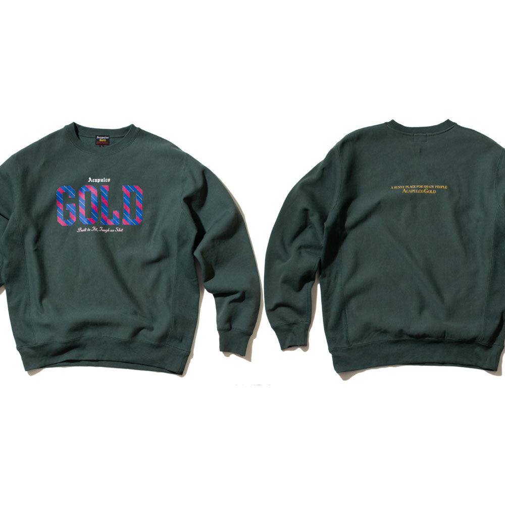 AG Repp Stripe Crewneck Sweat Shirt クルーネック スウェット カレッジ スウェット