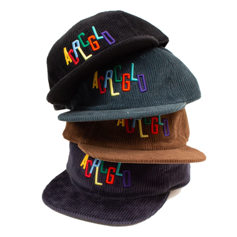 Corduroy Logo 6 Panel Cap コーデュロイ ロゴ パネル キャップ 帽子