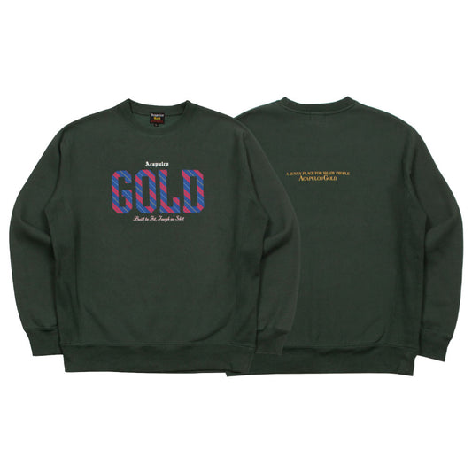 AG Repp Stripe Crewneck Sweat Shirt クルーネック スウェット カレッジ スウェット