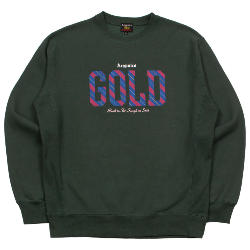 AG Repp Stripe Crewneck Sweat Shirt クルーネック スウェット カレッジ スウェット