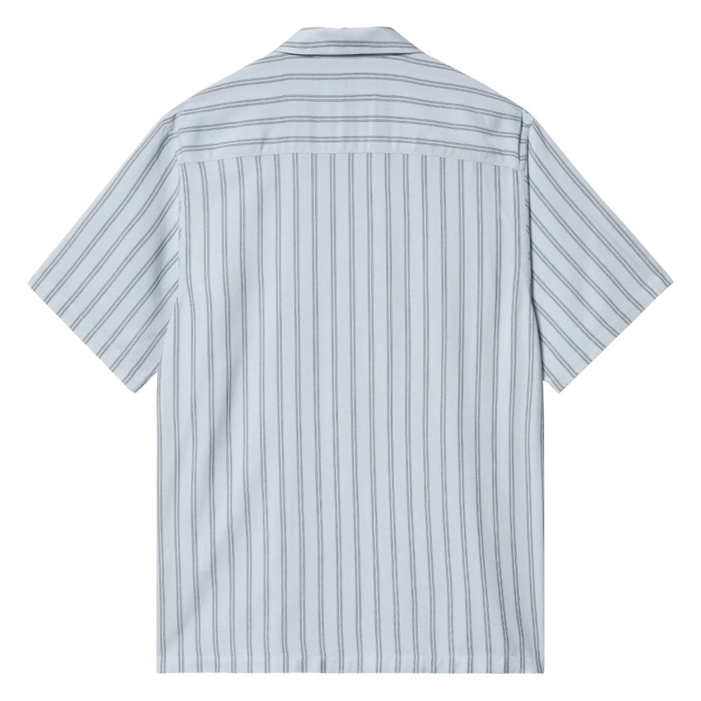 Reyes Shirt S/S Stripe Shirt ストライプ 半袖 開襟 シャツ