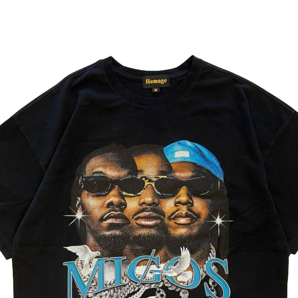 Migos Culture III S/S Music Rap Tee 半袖 ミーゴス ヘヴィーウェイト ミュージック Tシャツ