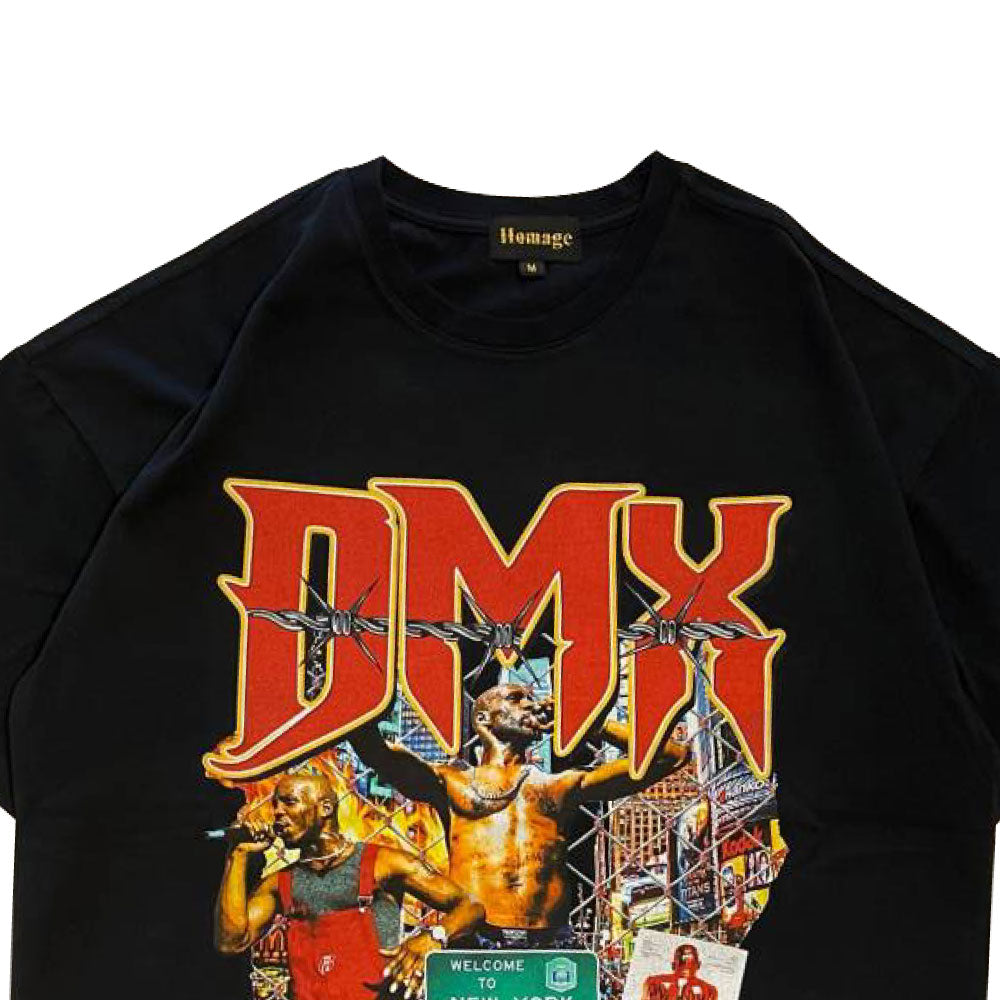 DMX S/S Music Rap Tee 半袖 ヘヴィーウェイト ミュージック Tシャツ