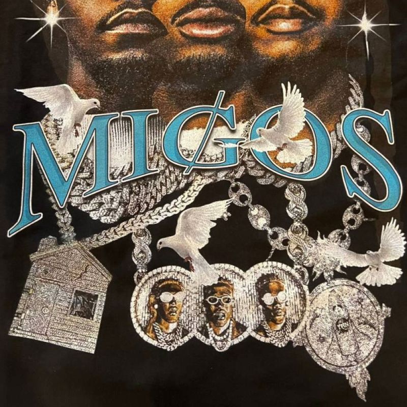 Migos Culture III S/S Music Rap Tee 半袖 ミーゴス ヘヴィーウェイト ミュージック Tシャツ