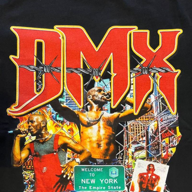 DMX S/S Music Rap Tee 半袖 ヘヴィーウェイト ミュージック Tシャツ