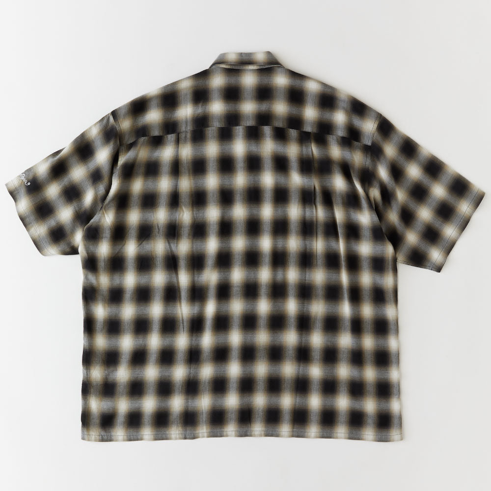 Omblape S/S Check Shirt 半袖 オンブレ チェック シャツ