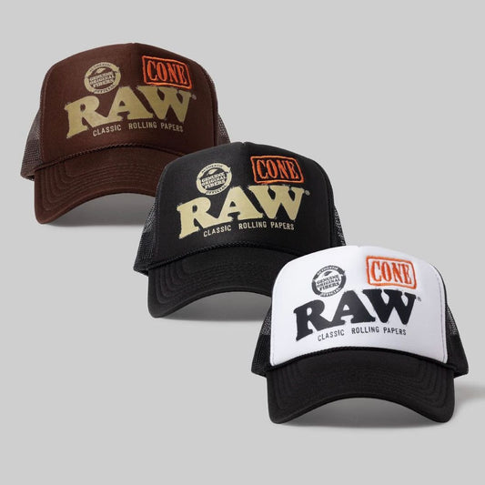 x Raw “Big Cone" Trucker Cap トラッカー メッシュ キャップ