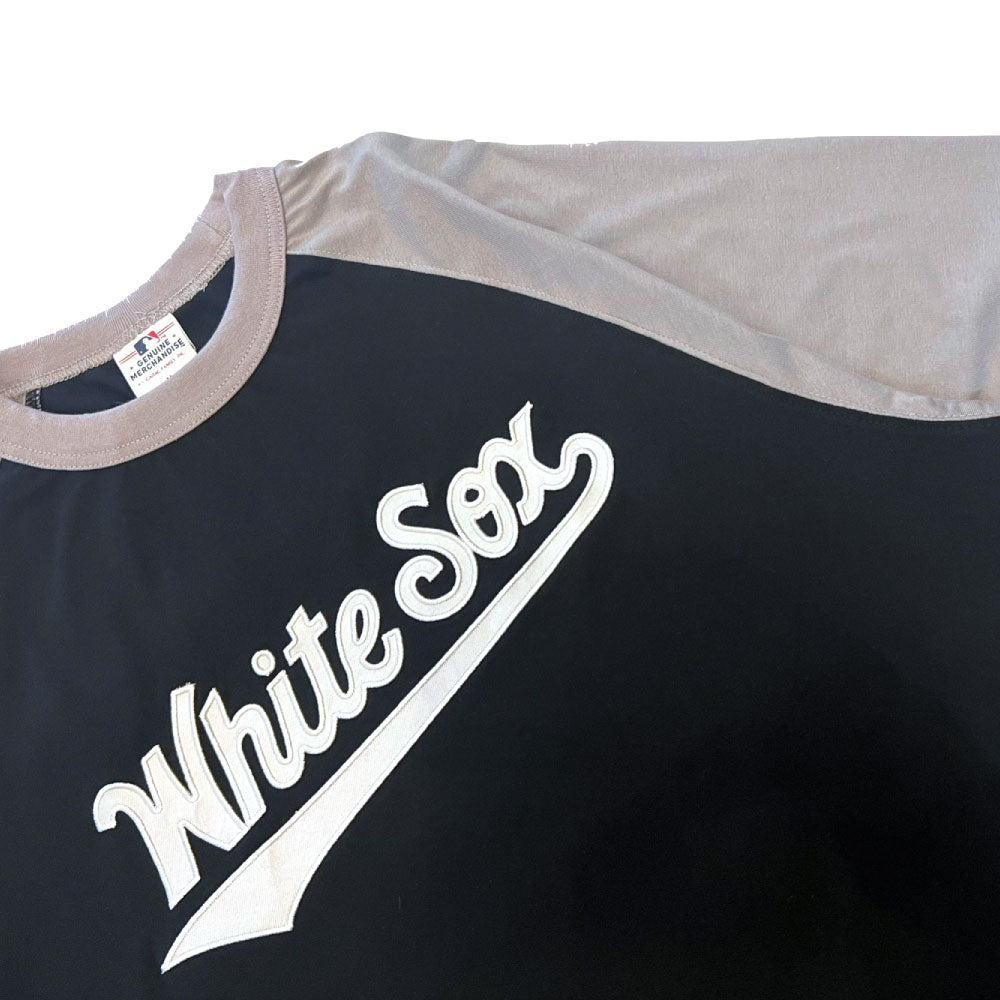 X Chicago White Sox Script Logo Raglan S/S Tee シカゴ ホワイトソックス 半袖 ラグラン Tシャツ 公式 Official