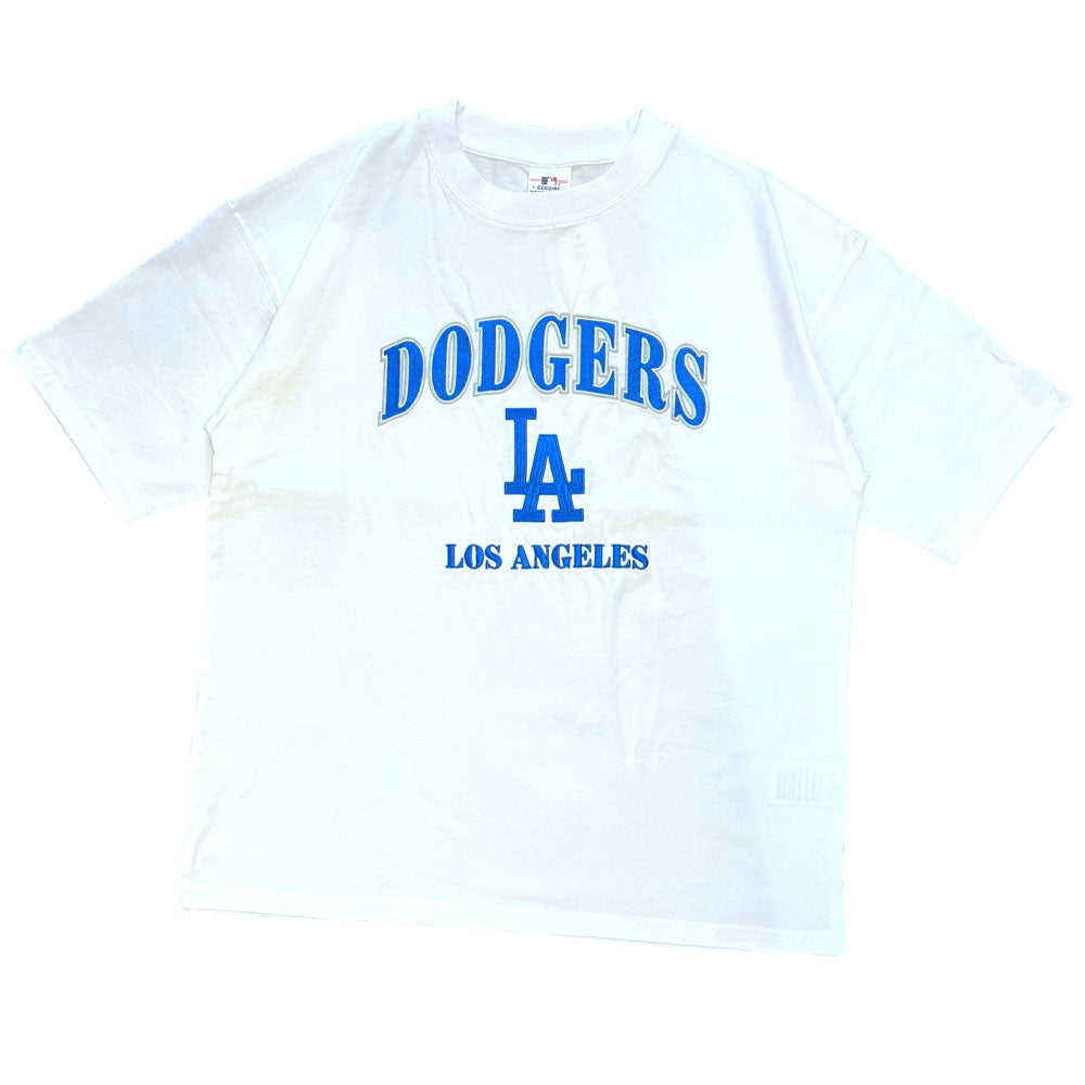 X Los Angeles Dodgers  embroidery Logo S/S Tee ロサンゼルス ドジャース 半袖 刺繍 Tシャツ 公式 Official