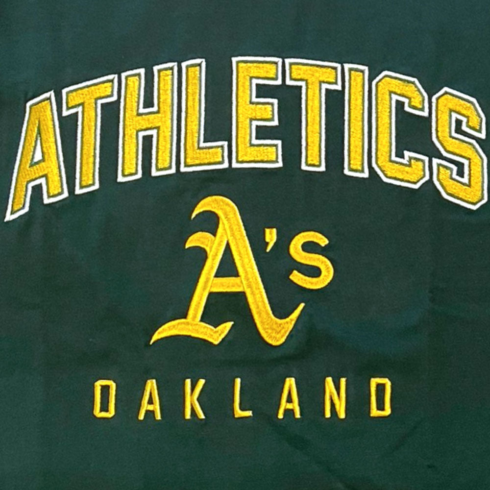 X Oakland Athletics embroidery Logo S/S Tee オークランド アスレチックス 半袖 刺繍 Tシャツ 公式 Official