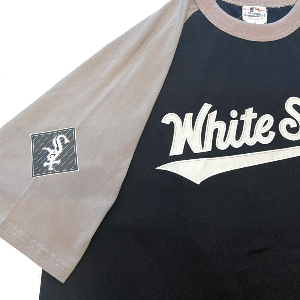 X Chicago White Sox Script Logo Raglan S/S Tee シカゴ ホワイトソックス 半袖 ラグラン Tシャツ 公式 Official