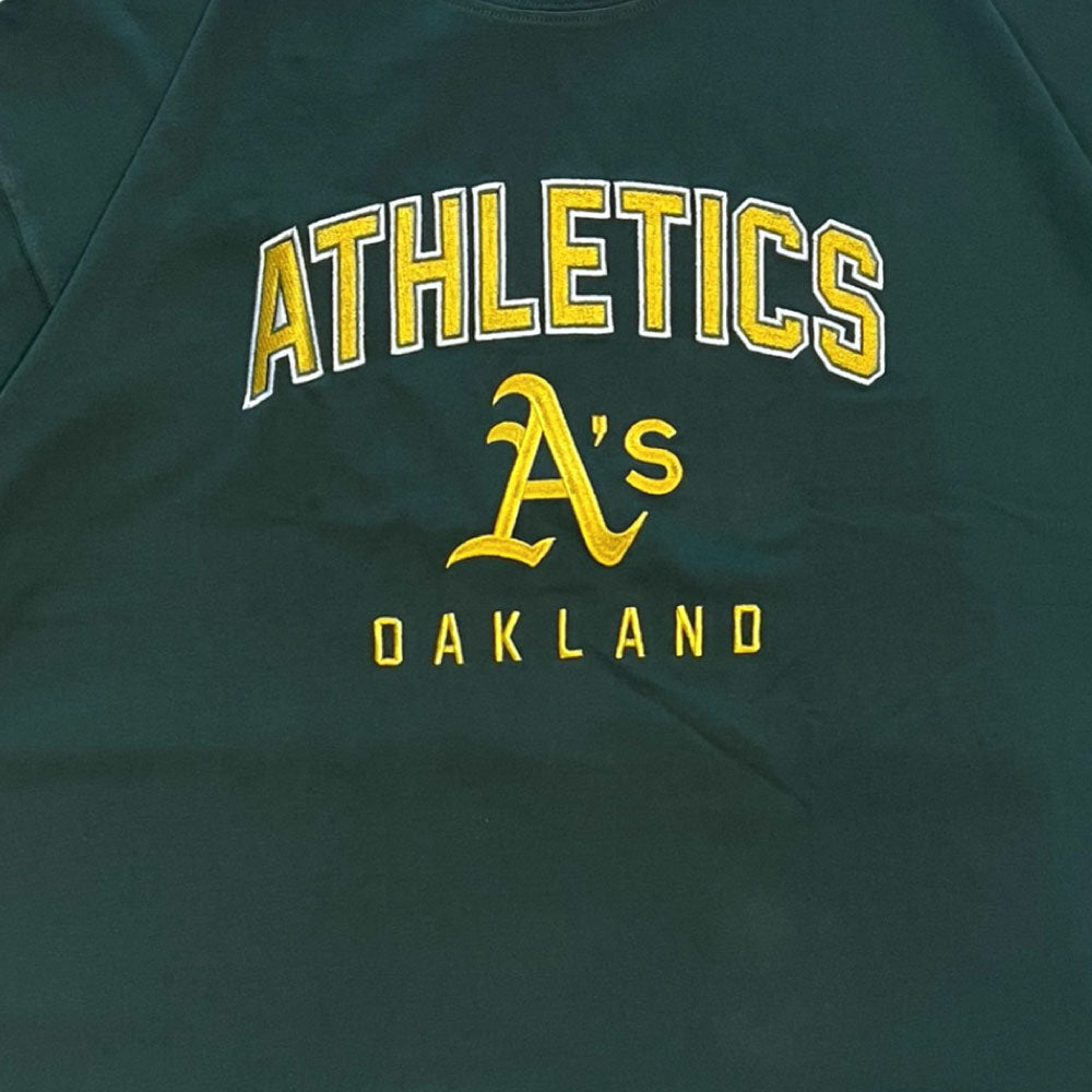 X Oakland Athletics embroidery Logo S/S Tee オークランド アスレチックス 半袖 刺繍 Tシャツ 公式 Official