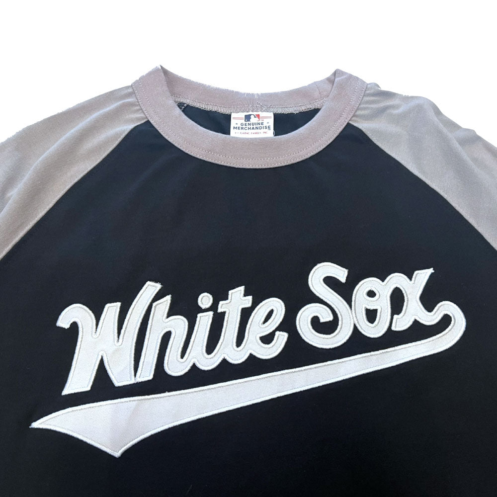 X Chicago White Sox Script Logo Raglan S/S Tee シカゴ ホワイトソックス 半袖 ラグラン Tシャツ 公式 Official