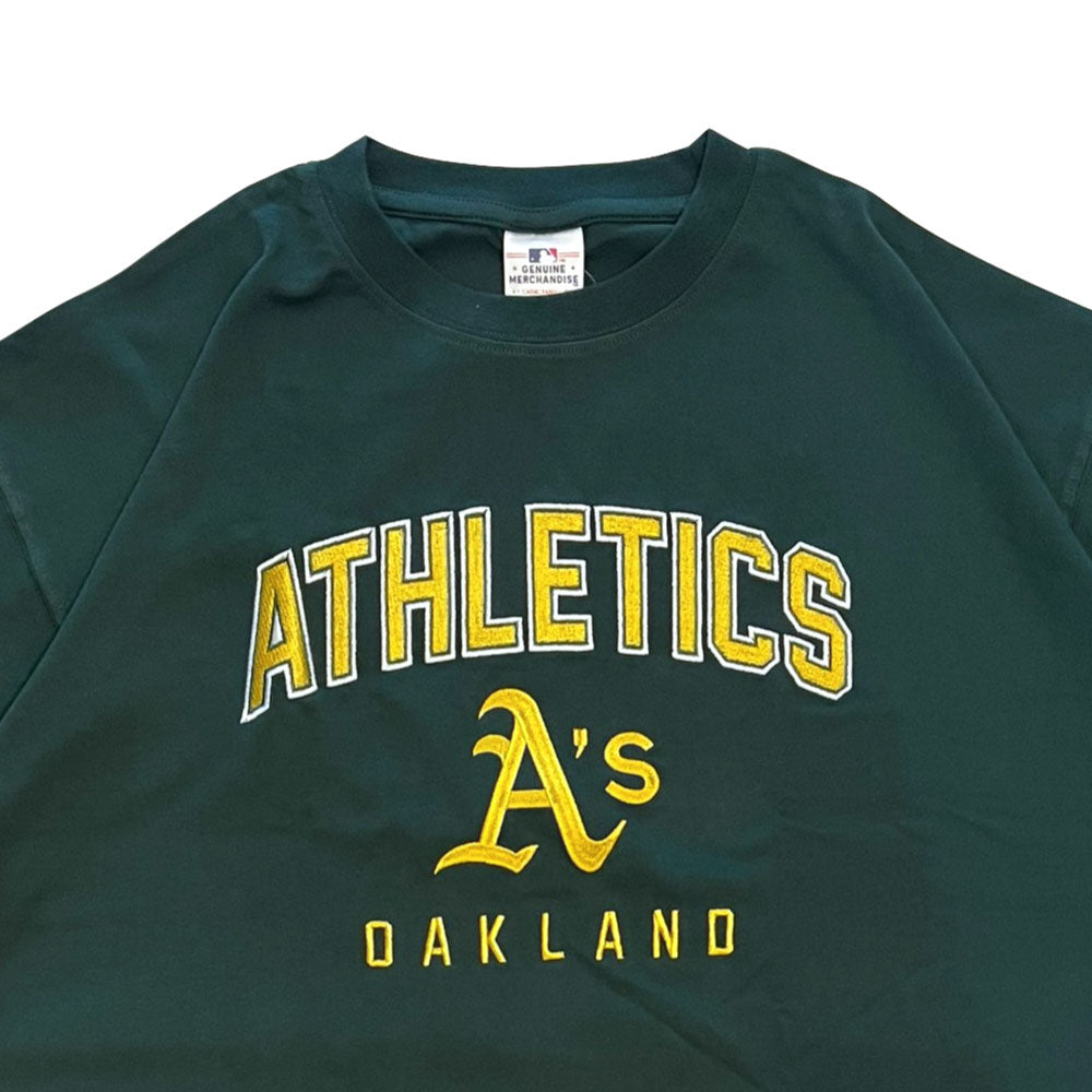 X Oakland Athletics embroidery Logo S/S Tee オークランド アスレチックス 半袖 刺繍 Tシャツ 公式 Official