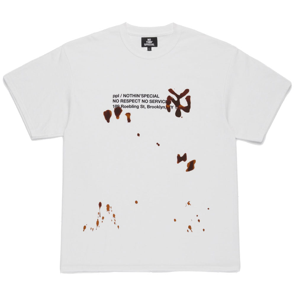 × PPL BROOKLYN Spilled Coffee Logo S/S Tee ロゴ 半袖 Tシャツ