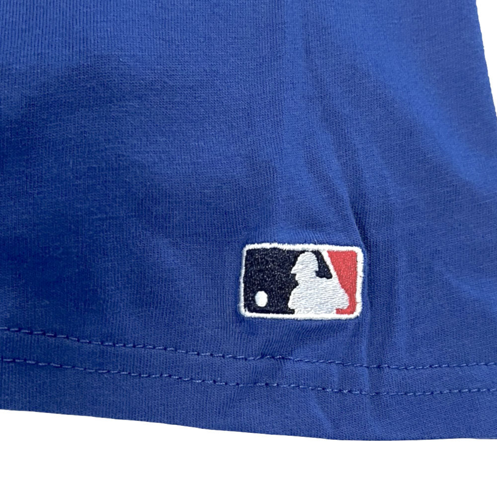 X Los Angeles Dodgers Logo S/S Tee ロサンゼルス ドジャース 半袖 刺繍 Tシャツ 公式 Official