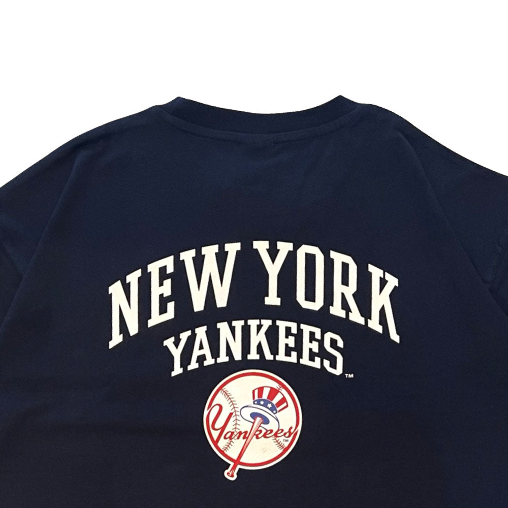 X New York Yankees Logo S/S Tee ニューヨーク ヤンキース 半袖 刺繍 Tシャツ 公式 Official