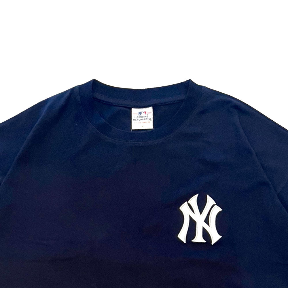 X New York Yankees Logo S/S Tee ニューヨーク ヤンキース 半袖 刺繍 Tシャツ 公式 Official