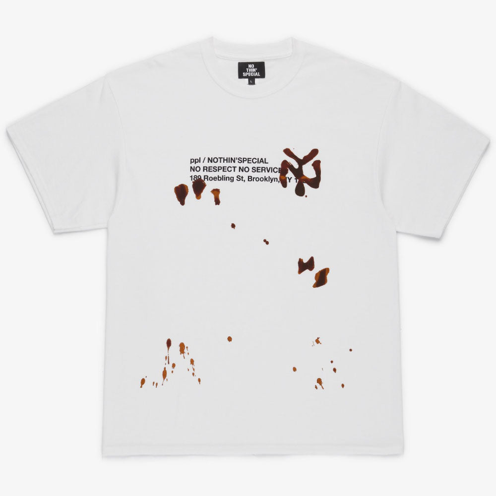 × PPL BROOKLYN Spilled Coffee Logo S/S Tee ロゴ 半袖 Tシャツ